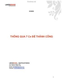 THÔNG QUA 7 Cs ĐỂ THÀNH CÔNG