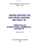 Principles of international commercial contracts - Những nguyên tắc Hợp đồng Thương mại Quốc tế: Phần 1