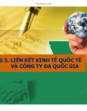 Bài giảng Kinh doanh quốc tế: Chương 3 - Trương Khánh Vĩnh Xuyên