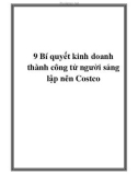 9 Bí quyết kinh doanh thành công từ người sáng lập nên Costco