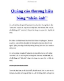 Quảng cáo thương hiệu bằng 'nhân ảnh'