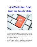 Viral Marketing: Nghệ thuật bán hàng tự nhiên