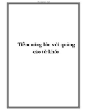 Tiềm năng lớn với quảng cáo từ khóa