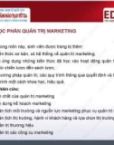 Bài giảng Quản trị Marketing: Bài 1 - PGS.TS. Trương Đình Chiến