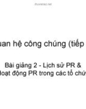 Quan hệ công chúng phần 2