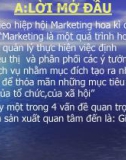 Thảo luận Marketing trong kinh doanh sản phẩm