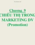 Bài giảng Marketing dịch vụ: Chương 9 – Nguyễn Thị Trang Nhung