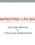 Bài giảng Marketing căn bản - Tuần 1: Giới thiệu môn học và tổng quan về marketing