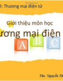 Bài giảng Thương mại điện tử - ThS. Nguyễn Thị Khiêm Hòa