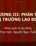 CHƯƠNG III: PHÂN TÍCH THỊ TRƯỜNG LAO ĐỘNG