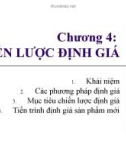 Chương 4: Chiến lược định giá