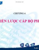 Bài giảng Quản trị chiến lược: Chương 4 - GS.TS Bùi Xuân Phong