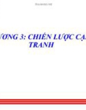 Bài giảng Quản trị chiến lược: Chương 3 - Ts.Lê Thị Thu Thủy