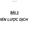 Bài giảng chương 3: Chiến lược dịch vụ