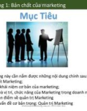 Bài giảng Chương 1: Bản chất của Marketing