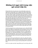 Những trở ngại mới trong việc gửi email tiếp thị