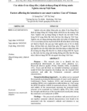 Các nhân tố tác động đến ý định sử dụng đồng hồ thông minh: Nghiên cứu tại Việt Nam