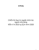 CHIẾN LƯỢC ĐÀO TẠO NGUỒN NHÂN LỰC NGÀNH XÂY DỰNG ĐẾN NĂM 2010