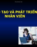 Bài giảng Quản trị nguồn nhân lực ( Lê Thị Thảo) - Chương 5 Đào tạo và phát triển nhân viên