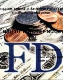 ĐẦU TƯ TRỰC TIẾP NƯỚC FDI NGOÀI