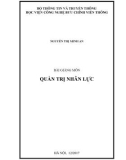 Bài giảng Quản trị nhân lực: Phần 2 - Nguyễn Thị Minh An