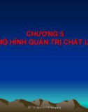 Bài giảng Quản trị chất lượng - Chương 5: Các mô hình quản trị chất lượng