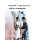 Những yếu tố phi ngôn ngữ trong giao tiếp với khách hàng