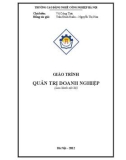 Giáo trình Quản trị doanh nghiệp - CĐ Nghề Công Nghiệp Hà Nội