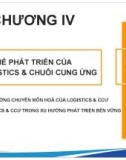 Bài giảng Nhập môn Logistics và quản lý chuỗi cung ứng - Chương 4: Xu thế phát triển của logistics và chuỗi cung ứng (Năm 2022)