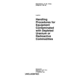 Handling Procedures for Equipment Contaminated with Depleted Uranium or Radioactive Commodities