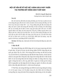 Một số vấn đề về thể chế, chính sách phát triển thị trường bất động sản ở Việt Nam