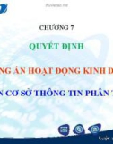 Bài giảng Phân tích hoạt động kinh doanh: Chương 7 - GS.TS. Bùi Xuân Phong