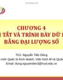 Bài giảng Thống kê ứng dụng trong kinh doanh: Chương 4 - ThS. Nguyễn Tiến Dũng