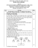 Đáp án đề thi tốt nghiệp cao đẳng nghề khóa 3 (2009-2012) - Nghề: Quản trị doanh nghiệp vừa và nhỏ - Môn thi: Lý thuyết chuyên môn nghề - Mã đề thi: ĐA QTDNVVN-LT11