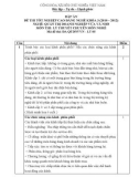 Đáp án đề thi tốt nghiệp cao đẳng nghề khóa 3 (2009-2012) - Nghề: Quản trị doanh nghiệp vừa và nhỏ - Môn thi: Lý thuyết chuyên môn nghề - Mã đề thi: ĐA QTDNVVN-LT05