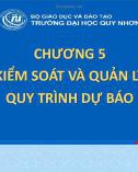 Bài giảng Phân tích dữ liệu và dự báo: Chương 5 - Trường ĐH Quy Nhơn