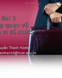 Bài giảng Hành vi tổ chức: Bài 1 - ThS. Nguyễn Thanh Hương