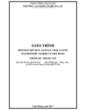 Giáo trình Quản lý chất lượng (Nghề: Nghiệp vụ nhà hàng - Trung cấp) - Trường CĐ Nghề Đà Lạt