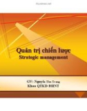 Bài giảng Quản trị chiến lược: Chương 5 - GV. Nguyễn Thu Trang