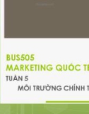 Bài giảng Marketing quốc tế: Tuần 5 - Th.S Nguyễn Thị Minh Hải