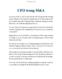 CFO trong M&A