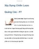 Xây Dựng Chiến Lược Quảng Cáo - P7