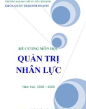 Đề cương môn học Quản trị nhân lực