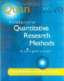 INTRODUCTION TO QUANTITATIVE RESEARCH METHODS