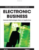 Electronic Business: Concepts, Methodologies, Tools, and Applications