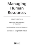 Ebook Managing human resources: personnel management in transition (4th edition) - Part 1