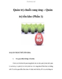 Quản trị chuỗi cung ứng – Quản trị tồn kho