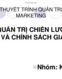 Bài Thuyết Trình Quản trị chiến lược và chính sách giá