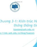 Bài giảng Hệ thống thông tin quản lý: Chương 3-1 - GV. Nguyễn Mạnh Tuấn