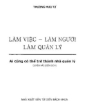 Làm việc - Làm người - Làm quản lý: Phần 1 - Thương Mưu Tử